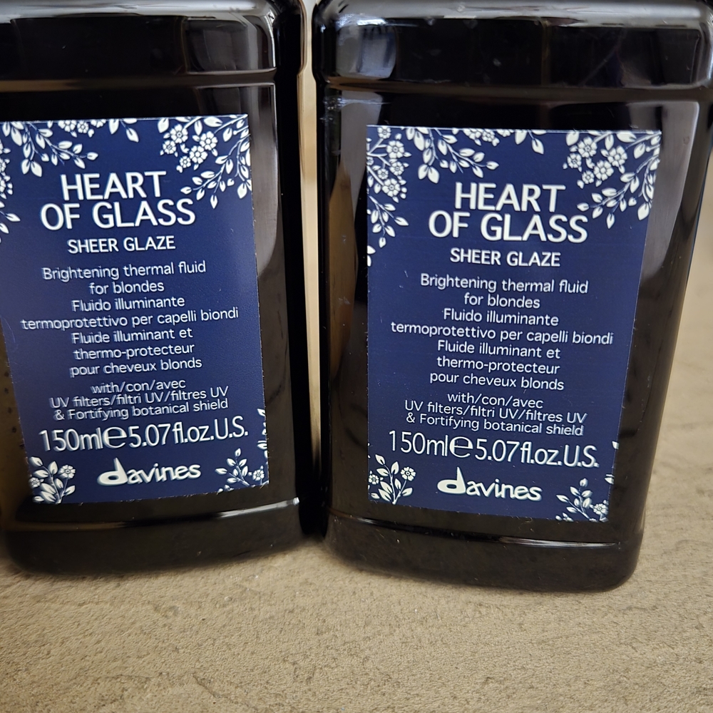 Bundle Of High End Davines, Relaxing Straight & TWO Heart Of Glass Sheer GLAZE. - Picture 4 of 6